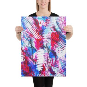 Electric Bloom Canvas 18 x 24 inches