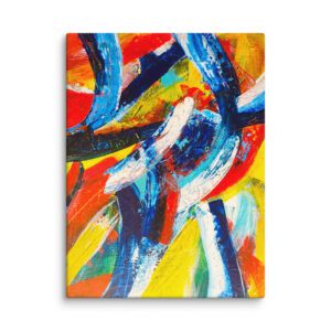 Primary Rhapsody Canvas